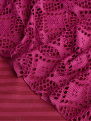 Load image into Gallery viewer, Layering Duos #7 | Swim/Activewear Fabric Bundles | 2YDS Mesh/Lace + 1YD Solid