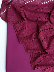 Load image into Gallery viewer, Layering Duos #12 | Swim/Activewear Fabric Bundles | 2YDS Mesh/Lace + 1YD Solid