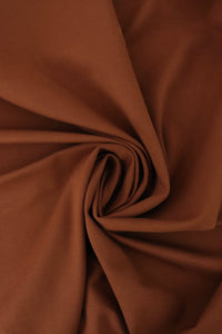 Chutney Brown Viscose Nylon Ponte