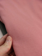 Load image into Gallery viewer, Salmon Cotton Spandex 2x1 Rib Knit
