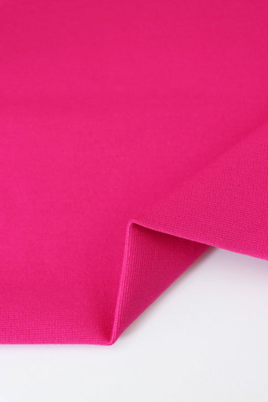 Bright Fuchsia Viscose Nylon Ponte