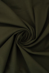 Olive Viscose Nylon Ponte