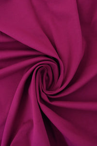 Majestic Magenta Viscose Nylon Ponte