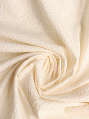 Load image into Gallery viewer, Ivory &amp; Beige Cotton Seersucker | Designer Deadstock