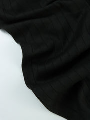 Load image into Gallery viewer, Black Seville Wide Rib Knit