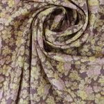 Load image into Gallery viewer, Dusty Plum/Banana/Lilac Mini Floral Satin
