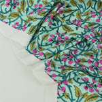 Load image into Gallery viewer, Block Print Inspired on Seafoam Swim Tricot | Italian Designer Deadstock | By The Half Yard
