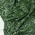 Load image into Gallery viewer, Bandana on Kelp Swim Tricot | Italian Designer Deadstock | By The Half Yard
