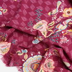 Load image into Gallery viewer, Wanderloom on Mulberry Bubble Crepe
