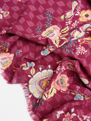 Load image into Gallery viewer, Wanderloom on Mulberry Bubble Crepe
