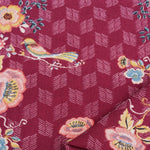 Load image into Gallery viewer, Wanderloom on Mulberry Bubble Crepe
