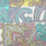 Load image into Gallery viewer, Paisley Pastel Dreams Swim Tricot | Italian Designer Deadstock | By The Half Yard

