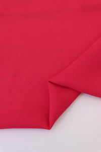 Crimson Red Rayon Challis