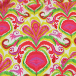 Load image into Gallery viewer, Pink/Yellow/Green Ikat Swim Tricot | Italian Designer Deadstock | By The Half Yard
