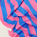 Load image into Gallery viewer, Flamingo &amp; Dodger 1 ⁵⁄₁₆&quot; Vertical Stripe Swim Tricot | Italian Designer Deadstock | By The Half Yard
