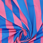Load image into Gallery viewer, Flamingo &amp; Dodger 1 ⁵⁄₁₆&quot; Vertical Stripe Swim Tricot | Italian Designer Deadstock | By The Half Yard
