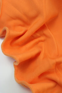 Highlighter Orange Polartec Power Stretch Fleece