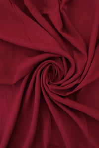 Cranberry Rayon Challis