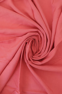 Coral Rayon Challis