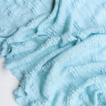 Load image into Gallery viewer, Dusty Blue Bloom Textured Jacquard Knit
