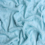 Load image into Gallery viewer, Dusty Blue Bloom Textured Jacquard Knit
