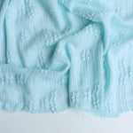 Load image into Gallery viewer, Soft Aqua Bloom Textured Jacquard Knit
