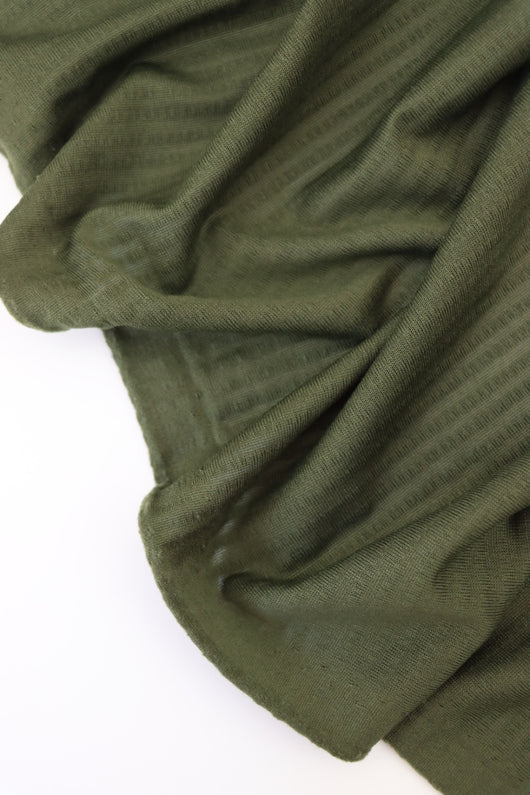 Olive Polartec Power Grid Fleece