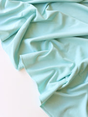 Load image into Gallery viewer, Light Aqua Heavy Bamboo Spandex | Designer Deadstock