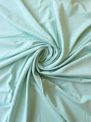 Load image into Gallery viewer, Light Aqua Heavy Bamboo Spandex | Designer Deadstock
