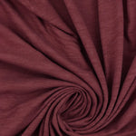 Load image into Gallery viewer, Wine Cotton Modal Slub Jersey Knit
