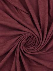 Load image into Gallery viewer, Wine Cotton Modal Slub Jersey Knit
