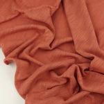 Load image into Gallery viewer, Rust Cotton Modal Slub Jersey Knit
