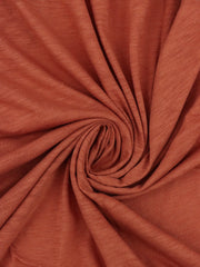 Load image into Gallery viewer, Rust Cotton Modal Slub Jersey Knit
