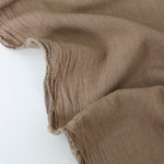 Load image into Gallery viewer, Macadamia Brown Luxor Heavy Linen Slub
