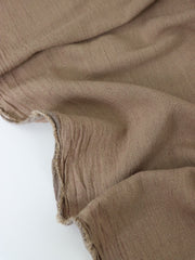 Load image into Gallery viewer, Macadamia Brown Luxor Heavy Linen Slub
