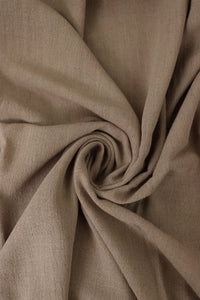 Macadamia Brown Luxor Heavy Linen Slub