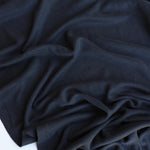 Load image into Gallery viewer, Black Cupro Slub Rib
