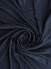 Load image into Gallery viewer, Black Cupro Slub Rib