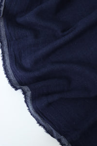 Navy Luxor Heavy Linen Slub