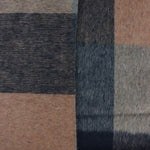 Load image into Gallery viewer, Toasted Almond/Navy/Powder Plaid Melton Double Weave Wool | By The Half Yard
