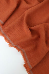 Pumpkin Luxor Heavy Linen Slub