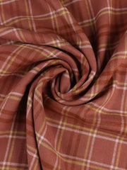 Load image into Gallery viewer, Terracotta/Yellow/Rust Plaid Flannel