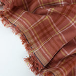 Load image into Gallery viewer, 1YD 18IN REMNANT; Terracotta/Yellow/Rust Plaid Flannel
