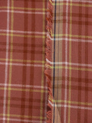 Load image into Gallery viewer, Terracotta/Yellow/Rust Plaid Flannel