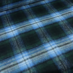 Load image into Gallery viewer, Hunter/Azure/Black/Ivory Plaid Flannel
