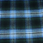 Load image into Gallery viewer, Hunter/Azure/Black/Ivory Plaid Flannel
