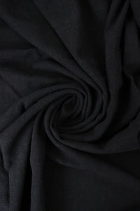 Black Luxor Heavy Linen Slub