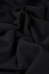 Black Luxor Heavy Linen Slub