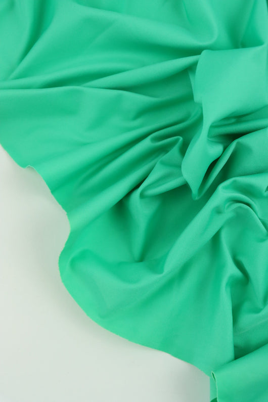 Parrot Green Nylon Spandex | Designer Deadstock