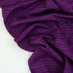 Load image into Gallery viewer, Grape Shimmer Stripe Poly Spandex | Designer Deadstock
